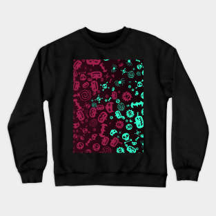 Halloween Pattern Art Design Crewneck Sweatshirt